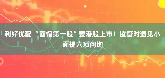利好优配 “面馆第一股”要港股上市！监管对遇见小面提六项问询